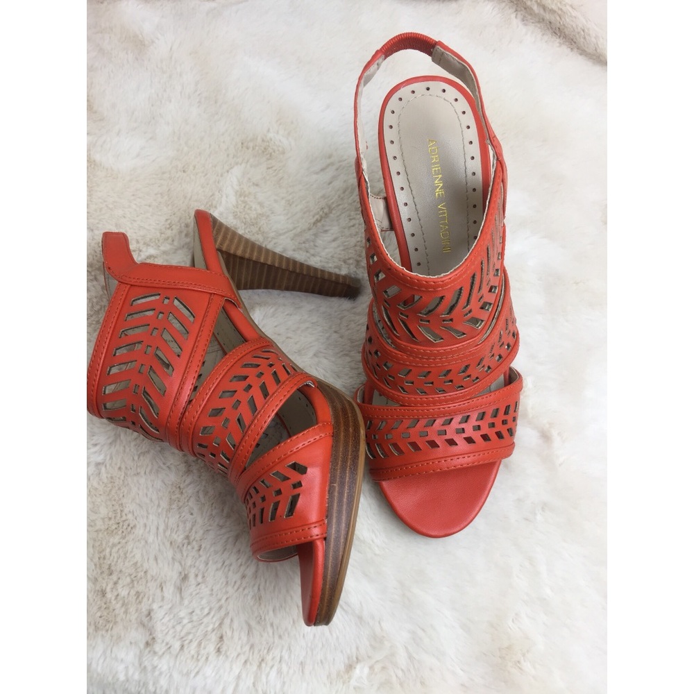 Adrienne Vittadini Coral Cutout Heels